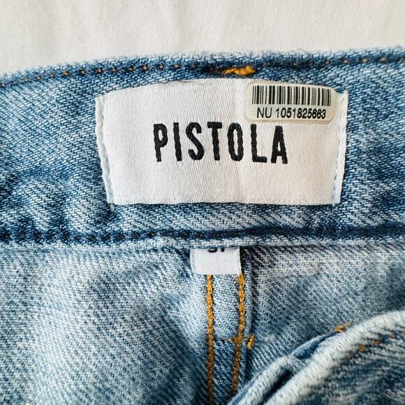 PISTOLA RUBY HIGH RISE PALAZZO PANT WIDE LEG DENIM JEANS SZ WOMENS 31 - Picture 3 of 6